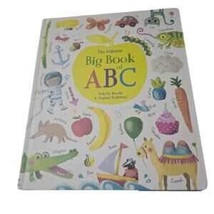 The Usburne Big Book of ABC Colorful Hard Back Pre K Home School Educational